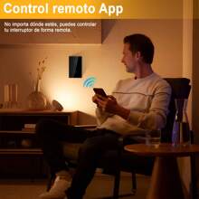 Interruptor Inteligente Touch Wi-fi De 2 Vías Sin Neutro,  Interruptor inteligente, interruptor de luz de pared WiFi Interruptor inteligente - Tipo de Enchufe A USA (110-127V) - Ver 10
