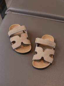 1 Pair Baby Soft Bottom Anti-Slip Walking Shoes - Brown - View 9