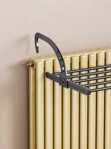 1 pièce Séchoir à linge pliable et rétractable en acier inoxydable. Charge importante. Idéal pour le balcon, le rangement. Sèche les vêtements, les chaussures, les serviettes, à l'intérieur comme à l'extérieur. Convient pour les dortoirs, les appartements de location, les familles en immeuble.
