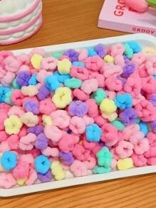 VBOOR 750pcs/Set Cute Hair Accessory Gift Set, Includes Candy-Colored Mini Hair Ties, Flower Mini Hair Clips, Bean Hair Clips, Suitable For Girls And Women, Daily Styling Matching, Sweet & Lovely Styles - Birthday Gift, Valentine's Day Gift Valentines