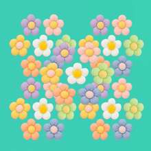 1 Set Of 5/10/20/30/50pcs Random Flower Themed Shoe Decorations, Can Be Matched With Other Shoe Accessories For Decoration. Suitable For Birthday, Party, Holiday, Valentine's Day. Shoe Decor, Shoe Accessories, Shoe (Accessories) Decoration