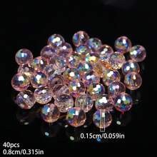 6/8/10mm AB Color Faceted Austrian Crystal Beads Round Cute Loose Spacer Beads For Jewelry Making DIY Elegant Bracelets Necklace Handmade Crafts Supplies - Beads - View 24