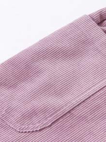 mini bala 复古灯芯绒锥形裤 - 灰色 - 查看 7