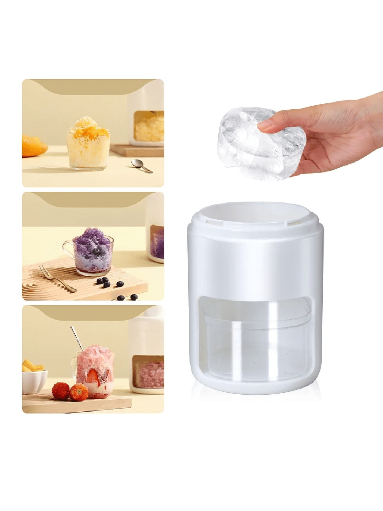 مبرد ثلج يدوي،، شفرة من الفولاذ المقاوم للصدأ، منا...