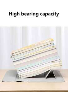 1pc Lightweight Portable Laptop Magnetic Stand Sleeve Case, Protective Padded Sleeve With Stand Function, Fits 13", 14", 15" Laptops And Tablets, Scratch-Resistant, Foldable And Stable Stand For Office Use - Multicolor - View 10