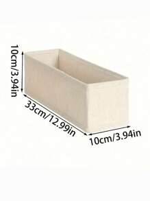 1pc Foldable Underwear And Tie Storage Box, Baby Clothing And Toy Storage Basket, Pants And Sweater Storage Box, Cabinet Drawer Storage Box, Underwear Storage Box, Home Decoration, Back To School Season, Student Dormitory Supplies.