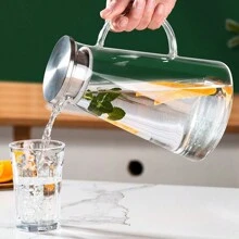 Twinkle Jar In Borosilicate Glass With Stainless Steel Lid 1.8L - 無色 - 查看 3