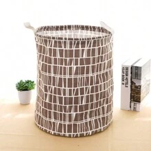 1 pieza - Cesta para ropa sucia con diseño creativo de tela, cubo de almacenamiento plegable, cesta de almacenamiento de juguetes y ropa sucia impermeable, cesta de la colada, organizador de baño, cesta, cesta de almacenamiento, cesta de lavandería plegable