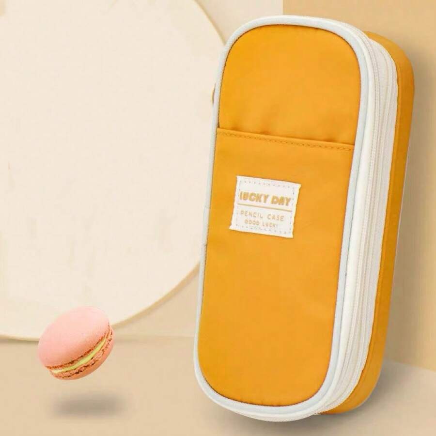 Large Capacity Pencil Case Storage For School - trái cam - Xem 1
