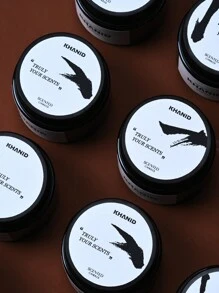 1pc 黑色玻璃罐香薰蜡烛，采用天然大豆蜡手工制作，复古小众高端纪念品，持久精油香薰蜡烛，香薰蜡烛杯礼物，无烟香薰蜡烛，用于芳香疗法、冥想、瑜伽、祈祷、女性缓解压力，适用于卧室、酒店、客厅、宿舍。适合母亲、女朋友、男朋友、同学。情人节和其他节日礼物。