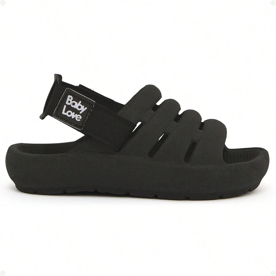 Children's Orthopedic Sandals For Girls And Boys, Comfortable And Adjustable - màu đen - Xem 1