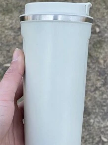X Jess 1 件真空双层不锈钢咖啡杯车载水壶 返校 - 白色 - 查看 10