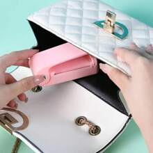 1pc Random Color Snack Sealing Machine, Mini Small Household Plastic Sealing Machine, Moisture-Proof Fresh-Keeping Portable Pumping Vacuum Plastic Bag Sealing Machine Christmas Essentials Christmas Gifts - Multicolor - View 6