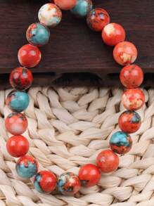 New Colorful Rain Stone Bead Loose Beads DIY Handmade Fashion Bracelet & Necklace Jewelry Accessories - Beads - View 10