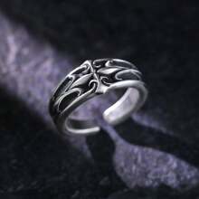 Vintage Personalized Open Ring For Men, Fashionable Bachelor Single Finger Ring