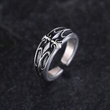Vintage Personalized Open Ring For Men, Fashionable Bachelor Single Finger Ring
