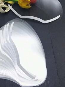 5/10/25/50pcs Shower Facial Eye Mask, Transparent Sunshade Eye Protection, Eyebrow Protection, Shower Water Baffle, Suitable For Eyelash Extension Surgery And Postoperative Care Of Eyelids, Salon Supplies,Transparent Face Visors Face Eye Protector Hair Cutting Eye Protection Mask Hair Cutting Shield Home Bathroom Decor Fall Decor Back To School - Transparent - View 7