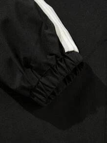 Men's Windproof Jacket, Zipper Closed Stand-Up Collar Jacket With Pockets, Suitable For Daily Leisure, Outdoor Activities