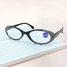 新款时尚镶钻老花镜，男女款，舒适年轻，个性化眼镜 - clear - 查看 8