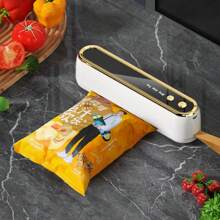 Wireless Rechargeable Portable Vacuum Sealer For Home, Dry & Wet Food Preservation Mini Vacuum Packing Machine - Multicolor - View 2