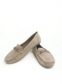 Women Flats - Beige - View 3
