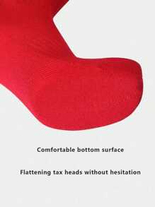 1 Pair Children Solid Color Long Tube Sports Socks, Non-Slip Thickened Terry Sole Football Socks, Absorbent Comfortable Breathable Socks, Suitable For Boys And Girls Basketball, Football Training, Running, Outdoor Activities - Multicolor - View 10