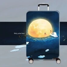 1pc Animal Print Pattern Series, Thickened Suitcase Protective Cover, Thickened Luggage Accessories, Suitable For Business, Business Trip, Vacation, Travel, Luggage Drop-Off, Back To School, Add Color To Your Suitcase. Suitable For 20-28 Inch Boxes. Graduation Travel Accessories Summer Travel Essentials Bag For School School Accessories School Stuff - Multicolor - View 15