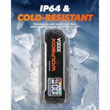 3000A Jump Starter 12V Car Battery Quick Charge 65W 16000mAh Portable Jump Starter Power Pack For 8L Gas 6L Diesel Engine With Booster LED Light Jump Box Cables - as pic - View 5