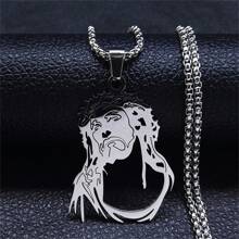 耶稣天主教吊坠项链不锈钢金色链项链珠宝 - 項鍊 - 查看 15