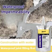 Doeyvose Fast-Drying Filler Adhesive For Cracks And Stone Surfaces - Waterproof, Heat And Cold Resistant Sealant For Walls, Repairs - Grey - View 4