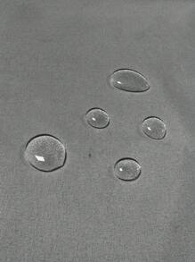 1 pezzo Tenda da finestra di colore unito, impermeabile e oscurante, isolante termico moderno e semplice, adatta per uso all'esterno, in camera da letto e in soggiorno