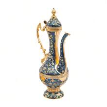 Futchoy European Coffee Cup And Teapot Set Tea Set Set For Tea Table Decoration - Màu xanh lam - Xem 9