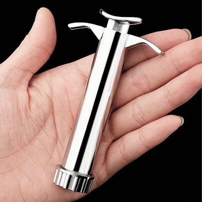 1 máy đùn ren, khuôn tóc búp bê fondant, dụng cụ ép đất sét, dụng cụ trang trí bánh dập nổi cầu vồng, dụng cụ bóp đất sét tạo hình kiểu đùn bằng thép không gỉ