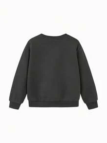 mini bala Family Matching Sweatshirt, Cute Spring Long-Sleeve Top - Ash - View 5