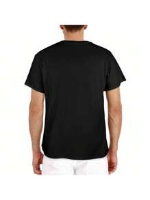 Groovy Retro Baseball T-Shirt From The "My Sister's Baseball Era" For Men And Women, Perfect Gift For Father's Day, Birthday Gifts For Mom, Dad, Men, Women And Friends, Men's T-Shirts, Soft Black Unisex Fabric - 黑色 - 查看 3