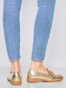 Women's Metal Chain Decor Casual Fashion Flats