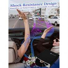 Unrsal CD Player For Car - Portable CD Player With Extra USB Extension Cable Compatible With Car USB Port Laptop TV  Computer Android 4.4 And Above - Black1 - View 6