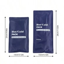 1pc Reusable Cold/Hot Therapy Compress, 1/2pc Body Cooling Ice Pack, Eye Mask, Cold/Hot Therapy Bag, Suitable For Hand And Foot Massage And Relaxation - A - View 7