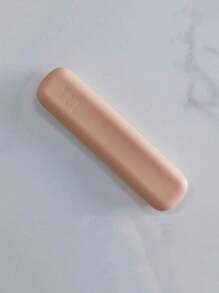 1 pieza Estuche protector de silicona para brochas de maquillaje, bolso de viaje portátil a prueba de polvo para almacenar brochas de maquillaje/lápices/lápiz labial/rímel y otras herramientas cosméticas, bolsa de aseo, bolsa de viaje, almacenamiento de maquillaje, bolsa de playa, vacaciones, artículos esenciales, útiles escolares, artículos esenciales de viaje, para mujer, para dormitorio universitario, para baño