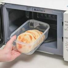 Plastic Covered Fresh-Keeping Box Food And Fruit Storage Sealed Freezer Kitchen Organizer Kitchen Storage Container - Mocha Brown - View 6