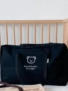 1 pieza Bolsa de maternidad para el hospital para mamá, organizador de almacenamiento de pañales y suministros de enfermería - Caqui - Ver 4