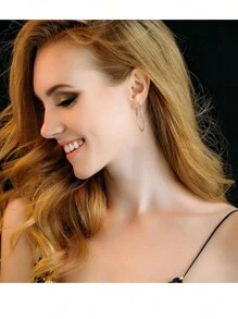 2 Pairs Of Oval Hoop Earrings Surgical Titanium Stainless Steel Hypoallergenic Circle Round Hoop Earrings For Women