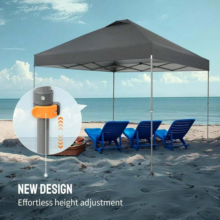 Emiif Mini Head Shelter Ten Sun Shade Head Pop-Up Canopy Beach Tent