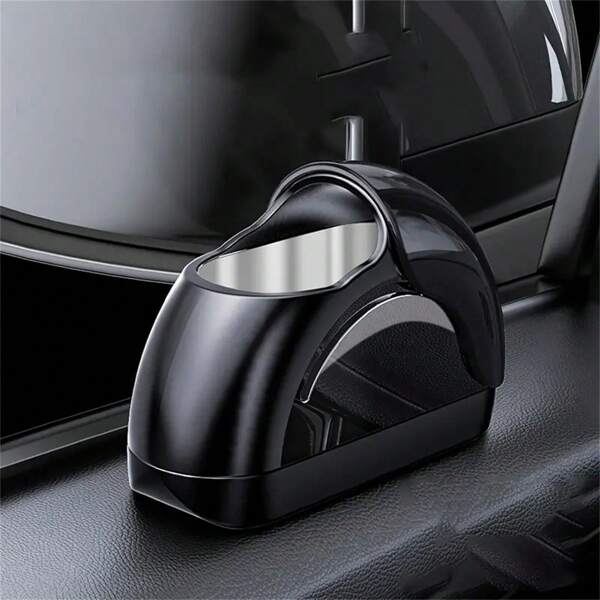 Premium Wind-Resistant Car Ashtray - Fashionable Design With Metal Lining, Perfect Ash Control, Unique Style