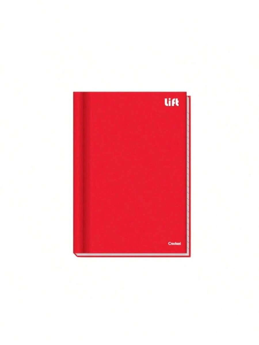 RED 1/4 SEWN BROCHURE NOTEBOOK 96 SHEETS - LIFT - Multicolor - View 1