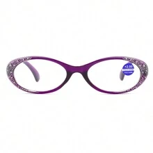 新款时尚镶钻老花镜，男女款，舒适年轻，个性化眼镜 - clear - 查看 5