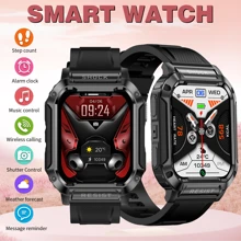 Đồng hồ thông minh có máy tính, đồng hồ báo thức, nhắc nhở tin nhắn cuộc gọi không dây, phát nhạc, đồng hồ thể thao đa chức năng - nhiều màu - Xem 1