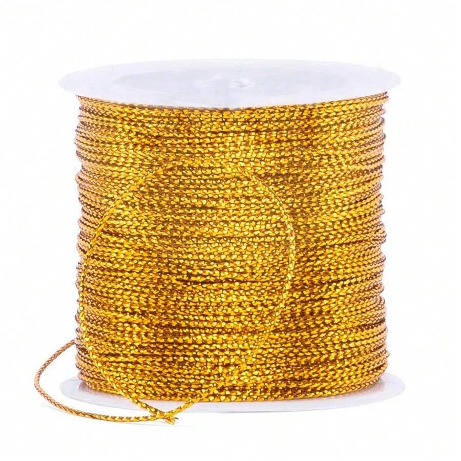 Metallic Cord Wire 0.5mm 1mm 1.5mm 3mm - Silver Gold - Vàng 0,5mm - Xem 1