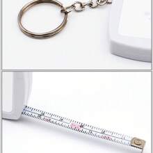 Customized Name 2m Retractable Tape Measure With Plastic Shell Soft Metal Tape Compact Lightweight Design Measuring Tool Ruler For Precision Measuring Ideal For Office School Home Use - Multicolor - View 6