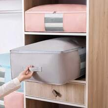 可折叠衣物和棉被收纳袋 - 超大容量，适合搬家和打包卧室、收纳袋、收纳袋、家居收纳、女式白色 T 恤、女式黑色裤子、女士冬装、连衣裙、女士冬装、优雅女装、女士白衬衫、长袖、女士白色连体裤、女士春季连衣裙、女士春季服装、春季、春季服装、极简主义、夏季上衣